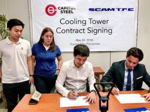 Scopri di più sull'articolo SCAM T.P.E. S.r.l. TO SUPPLY COOLING TOWERS FOR BAR ROLLING MILL TO CAPITOL STEEL IN THE PHILIPPINE